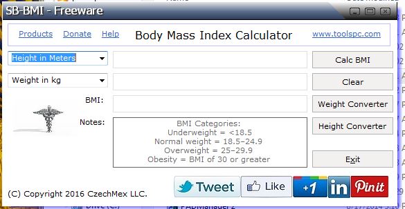 SB-BMI Calculator